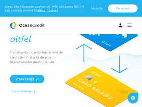 'oceancredit.ro' screenshot