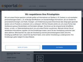 'sportal.de' screenshot