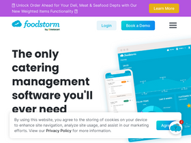 'foodstorm.com' screenshot