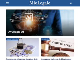 'miolegale.it' screenshot