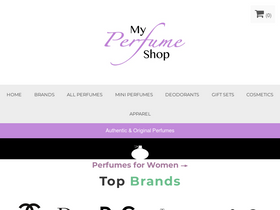 'myperfumeshop.co.za' screenshot