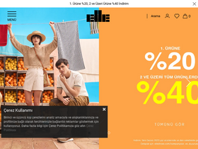 'elleshoes.com' screenshot