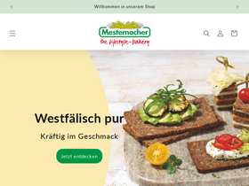 mestemacher.shop homepage screenshot