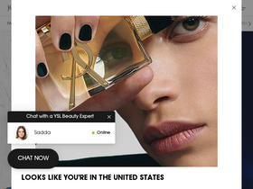 'yslbeauty.ca' screenshot