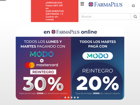 'farmaplus.com.ar' screenshot