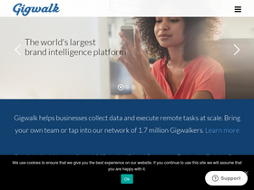 'gigwalk.com' screenshot