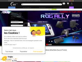 'accessoires-asus.com' screenshot
