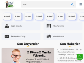 'izzeteker.com' screenshot