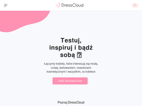 'dresscloud.pl' screenshot