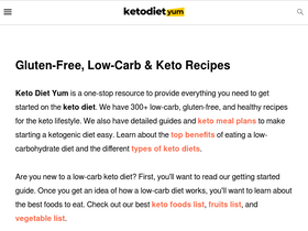'ketodietyum.com' screenshot