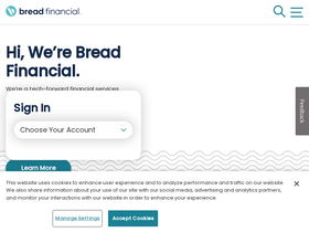 'comenity.net' screenshot
