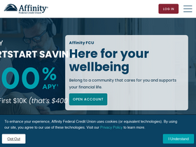 'affinityfcu.org' screenshot