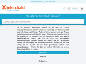'interchalet.de' screenshot
