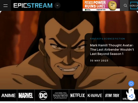 'epicstream.com' screenshot