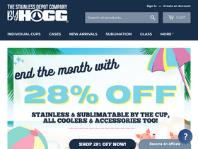 'thestainlessdepotcompany.com' screenshot