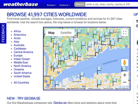 'weatherbase.com' screenshot