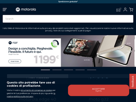 'motorola.it' screenshot