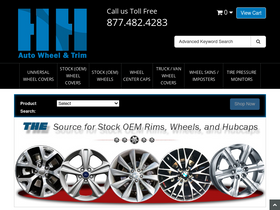 'hubcaphaven.com' screenshot