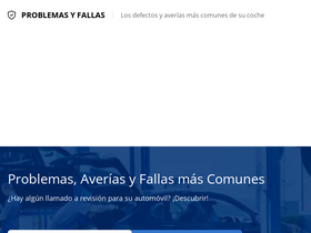 'problemasyfallas.com' screenshot