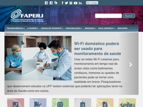 'faperj.br' screenshot