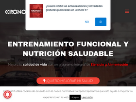 'cronosfit.com' screenshot
