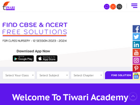 'tiwariacademy.com' screenshot