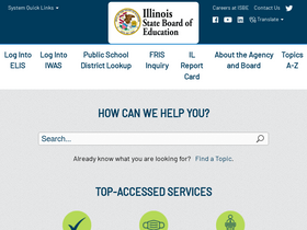 'isbe.net' screenshot