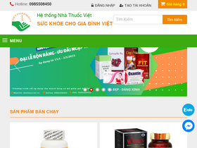 'nhathuocviet.vn' screenshot