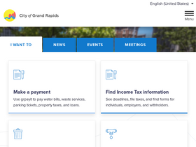 'grandrapidsmi.gov' screenshot