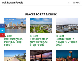 'oakandrowan.com' screenshot