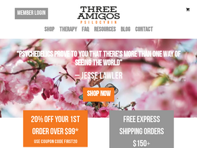 '3amigos.co' screenshot