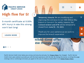 'pacificservice.org' screenshot