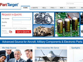 'parttarget.com' screenshot