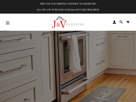 jvtextile.com homepage screenshot