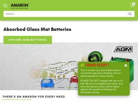 'amaron.in' screenshot