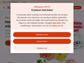 'ica.se' screenshot