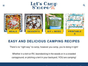 'letscampsmore.com' screenshot