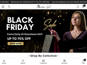 downtowngirl.net homepage screenshot