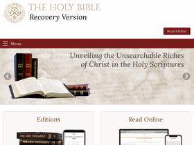 'recoveryversion.bible' screenshot