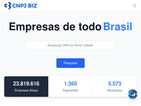 'cnpj.biz' screenshot