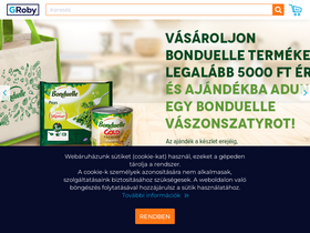 'groby.hu' screenshot