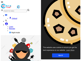 'crax.tube' screenshot