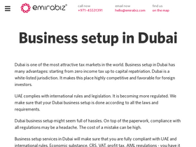 'emirabiz.com' screenshot