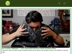 'miniwargaming.com' screenshot