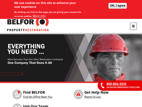 'belfor.com' screenshot