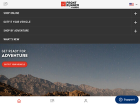 'frontrunneroutfitters.com' screenshot