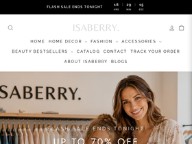 isaberry.com homepage screenshot