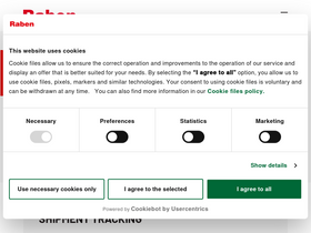'raben-group.com' screenshot
