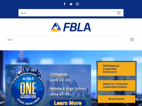 'fbla-pbl.org' screenshot