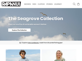 'rapanuiclothing.com' screenshot